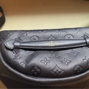 LV Fanny pack bum bag  black leather